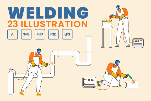23 Welding Service Illustration