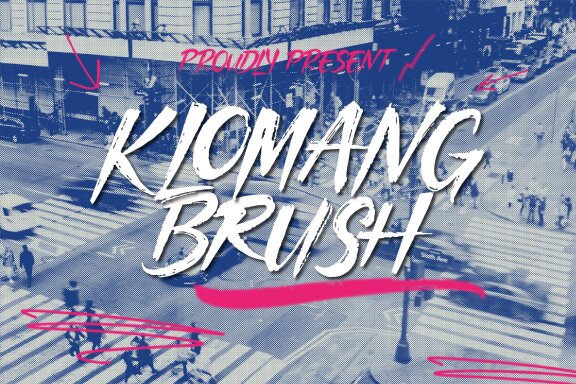 Klomang Brush | Brush Script Font