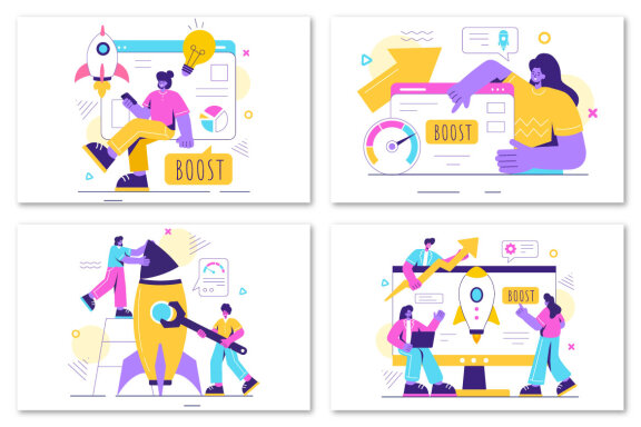 13 Business Boost Illustration