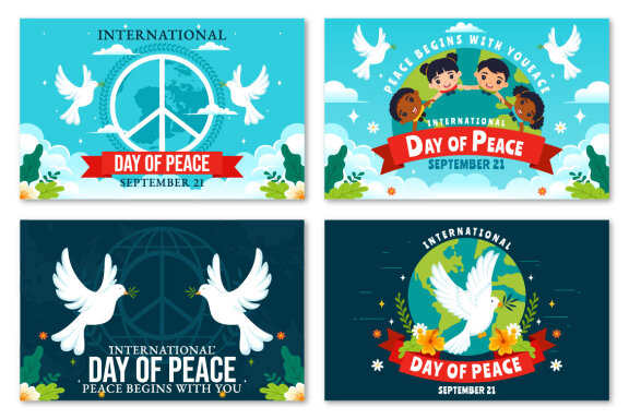 12 International Peace Day Illustration