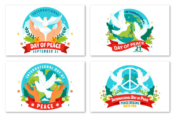 12 International Peace Day Illustration