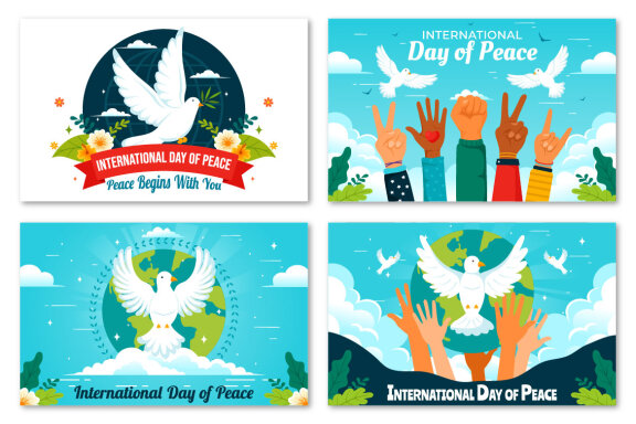 12 International Peace Day Illustration