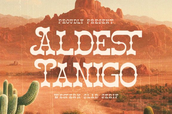 Aldest Tanigo | Western Slab Serif