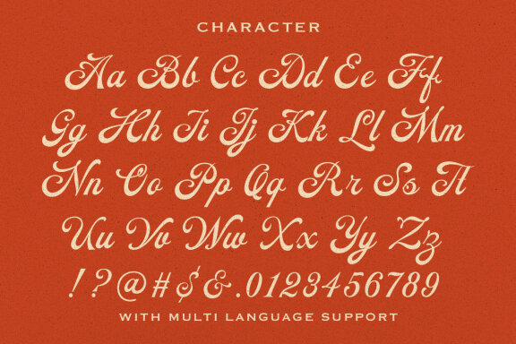 The Seaside Harbor - Vintage Script