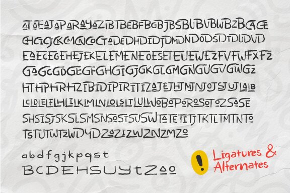 Ganas Juice | Doodly Display Font