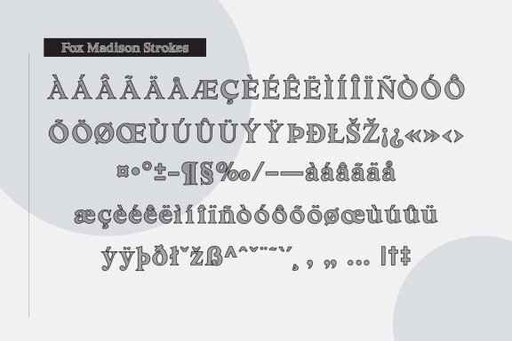 Fox Madison Font Duo