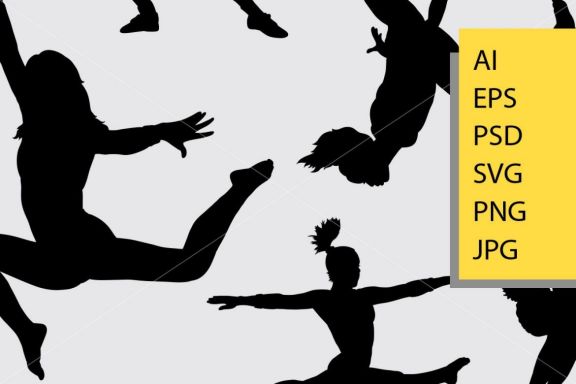 Gymnastic 1 silhouette