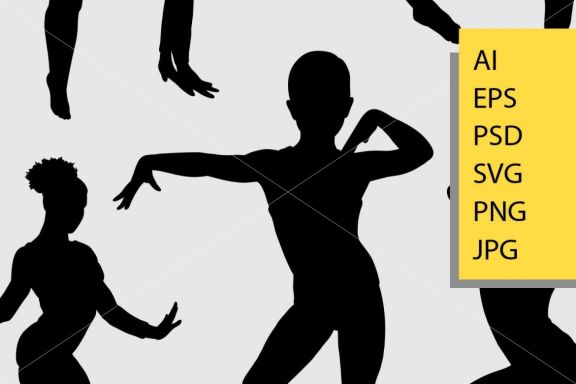 Gymnastic 2 silhouette