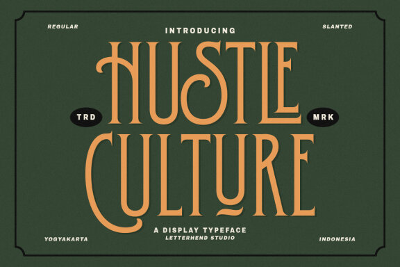 Hustle Culture Vintage Display