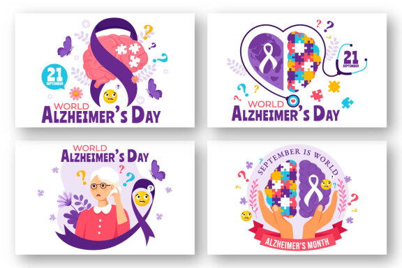 13 World Alzheimer's Day Illustration