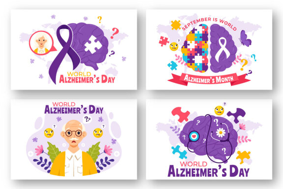 13 World Alzheimer's Day Illustration