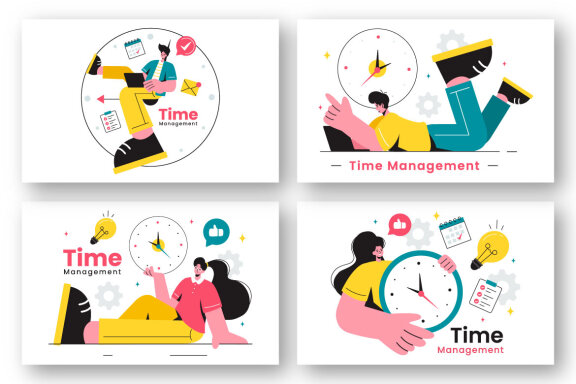 13 Time Management Planning Illustration