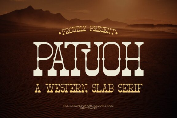 Patuoh | Western Slab Serif