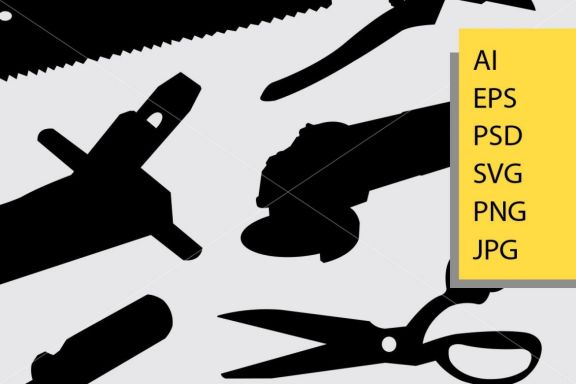 Tools silhouette