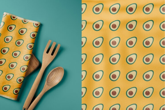 8 Geometric Fruit Seamless Patterns