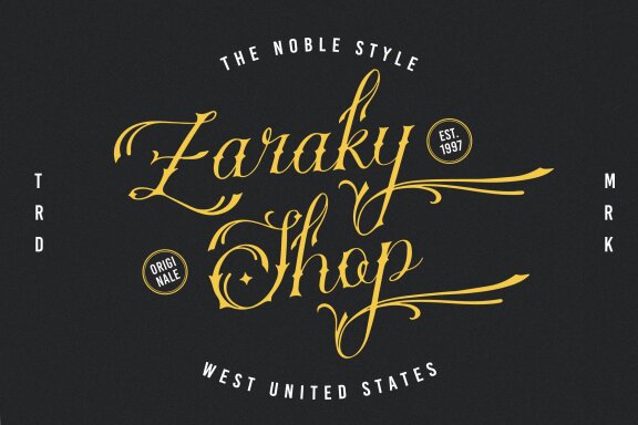 Nefaryth | Tattoo Font