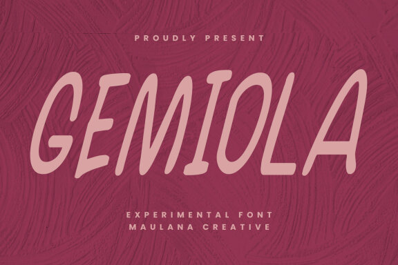 Gemiola Display Font