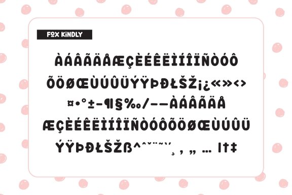 Fox Kindly Font Trio