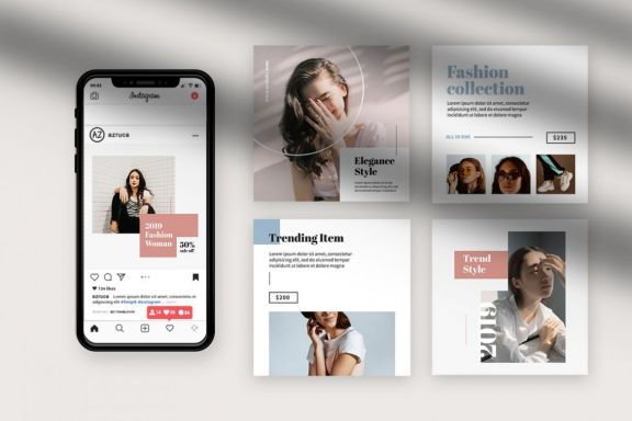 Fashion Instagram Templates 1