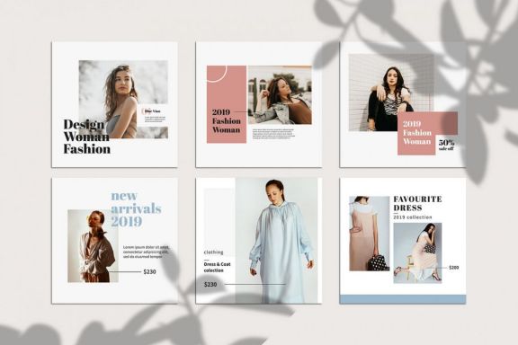 Fashion Instagram Templates 1