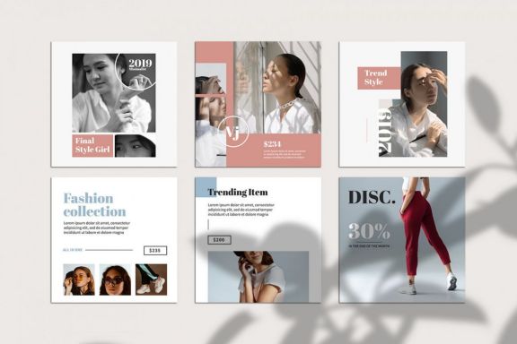 Fashion Instagram Templates 1