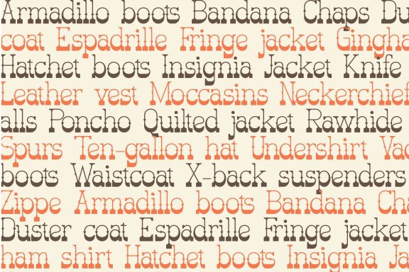 Elsklemer | Western Slab Serif