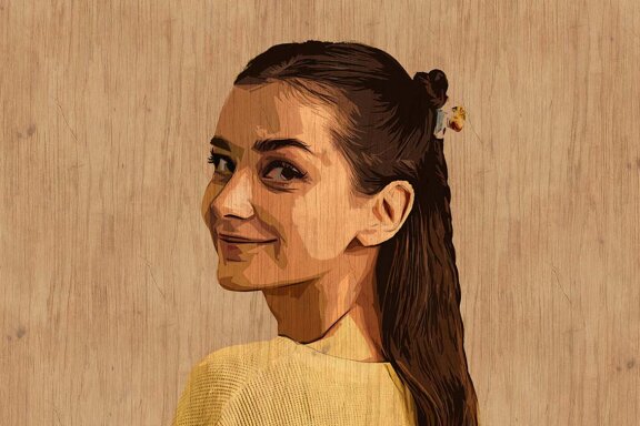 Woodcut Painting Photo Effect