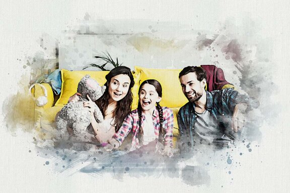 Watercolor Lifestyle Photo Effect