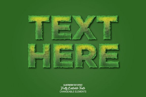 3D Realistic Text Effect Style