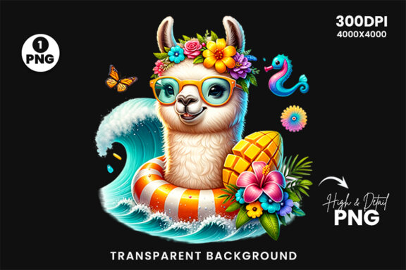 Summer Lalma Sublimation Clipart PNG | Sublimation Clipart