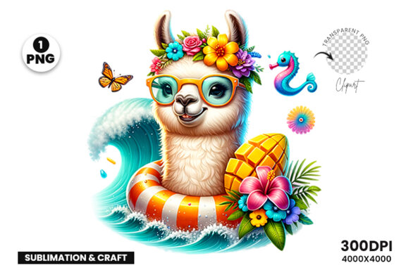 Summer Lalma Sublimation Clipart PNG | Sublimation Clipart