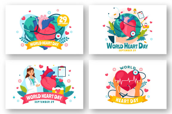 12 World Heart Day Illustration