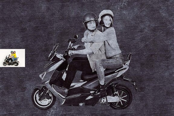 Editable Chalck Photo Effect