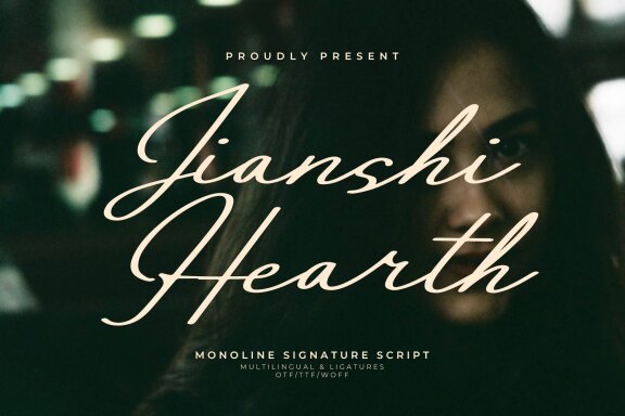 Jianshi Hearth | Monoline Signature Script