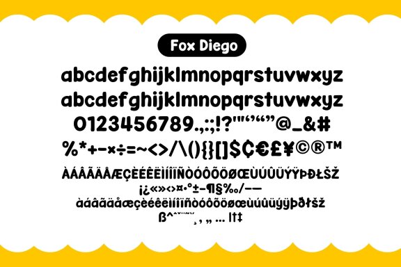 Fox Diego Fonts 5 Style