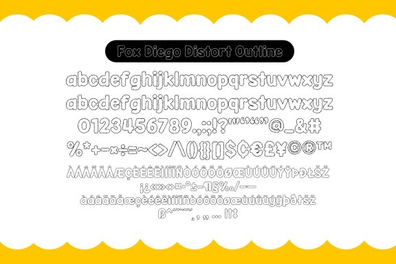 Fox Diego Fonts 5 Style