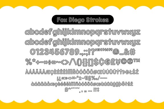 Fox Diego Fonts 5 Style