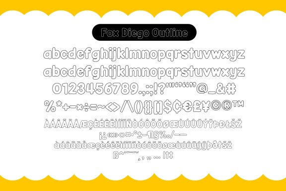 Fox Diego Fonts 5 Style