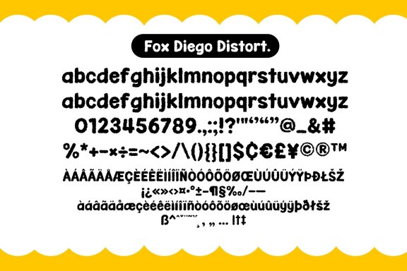 Fox Diego Fonts 5 Style