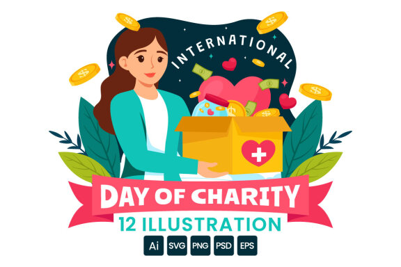 12 International Day of Charity Illustration