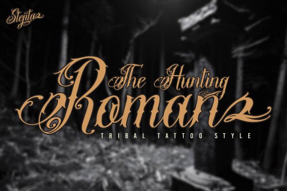 Stejita | Tattoo Script Font