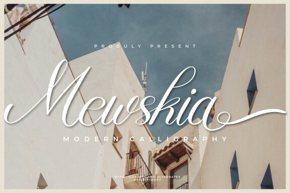 Mewskia | Modern Calligraphy Font