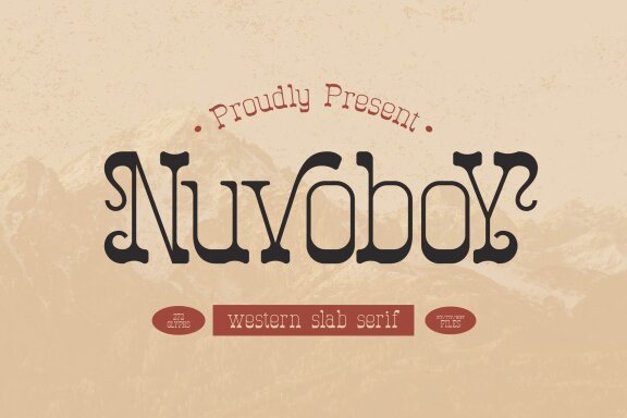 Nuvoboy | Western Slab Serif