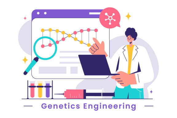 9 Genetic Engineering Illustration