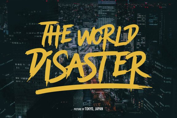 Tanisher | Urban Brush Font