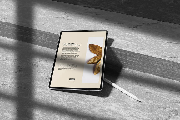 Elegant Tablet Mockup