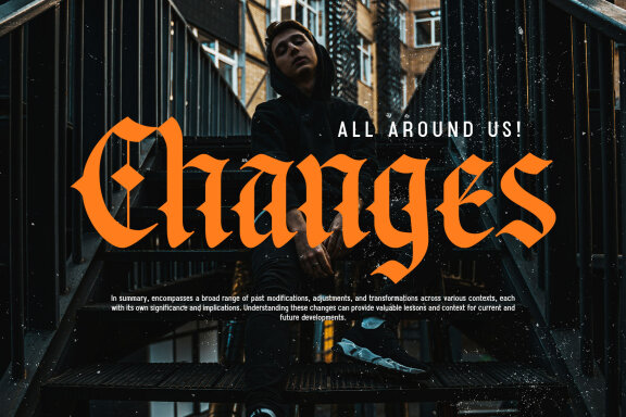 Backrows – Font Combination