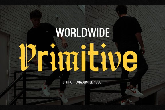 Backrows – Font Combination