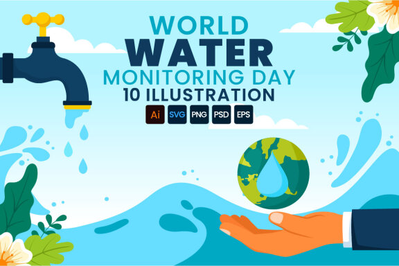 10 World Water Monitoring Day Illustration