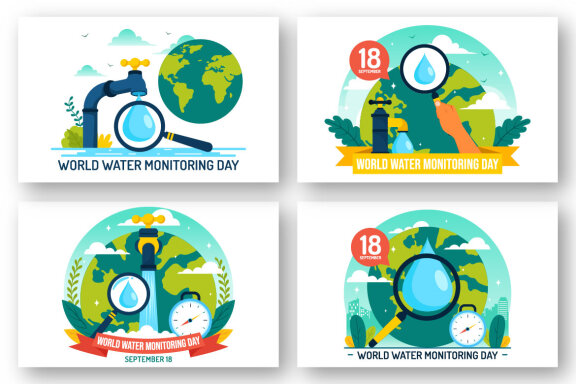 10 World Water Monitoring Day Illustration